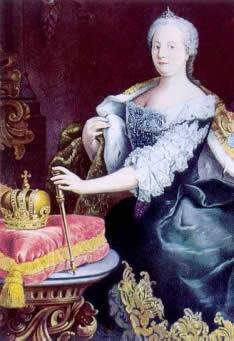 c�sa�ovna Marie Terezie, �esk� kr�lovna v letech 1743-1780